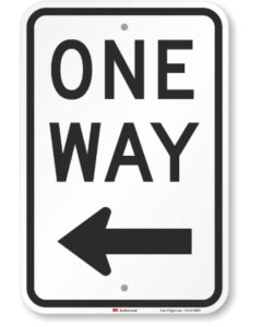 ONE WAY
